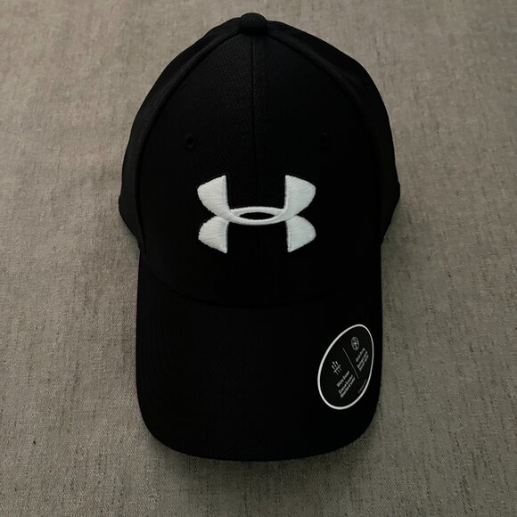 Under Armour Classic Fit Cap Hat Adult Size S/M Black UA Logo Athletic Sport NWT - Picture 1 of 7